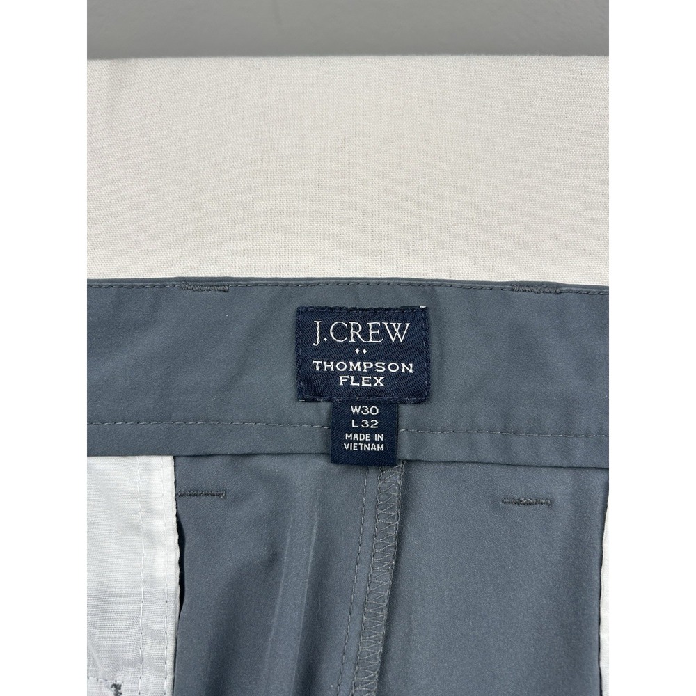 J Crew Pants Thompson Flex Tapered Leg Golf‎ Tech Pants Mens 30x32 Blue Gray - Picture 7 of 15